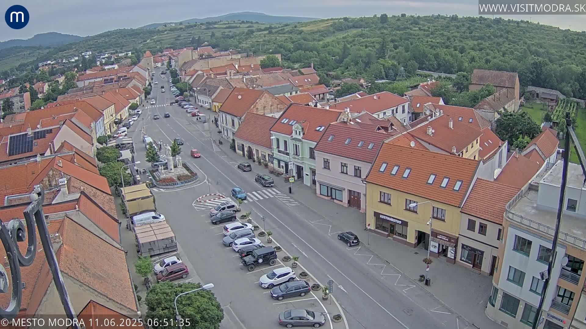 Modra North View Skyline Live Cam - Modra, Okres Pezinok, Bratislava, Slovakia