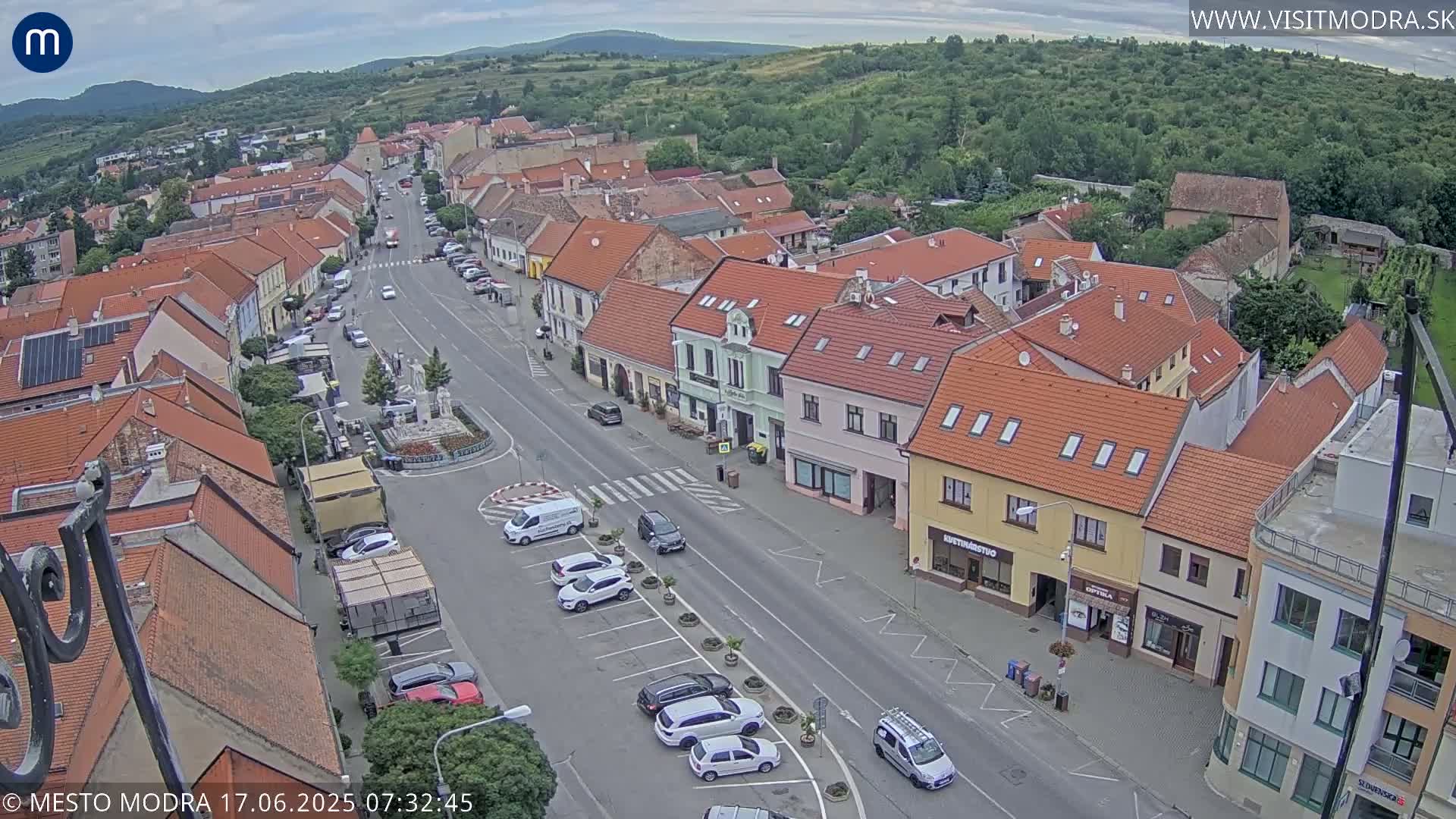 Modra North View Skyline Live Cam - Modra, Okres Pezinok, Bratislava, Slovakia