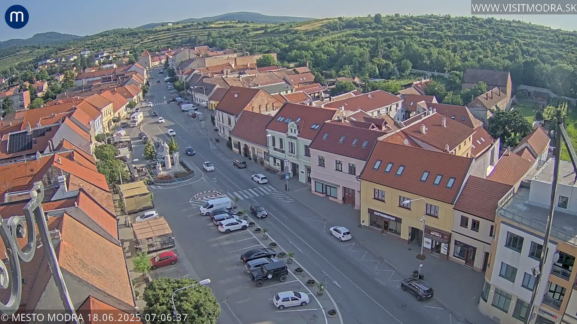 Modra North View Skyline Live Cam - Modra, Okres Pezinok, Bratislava, Slovakia