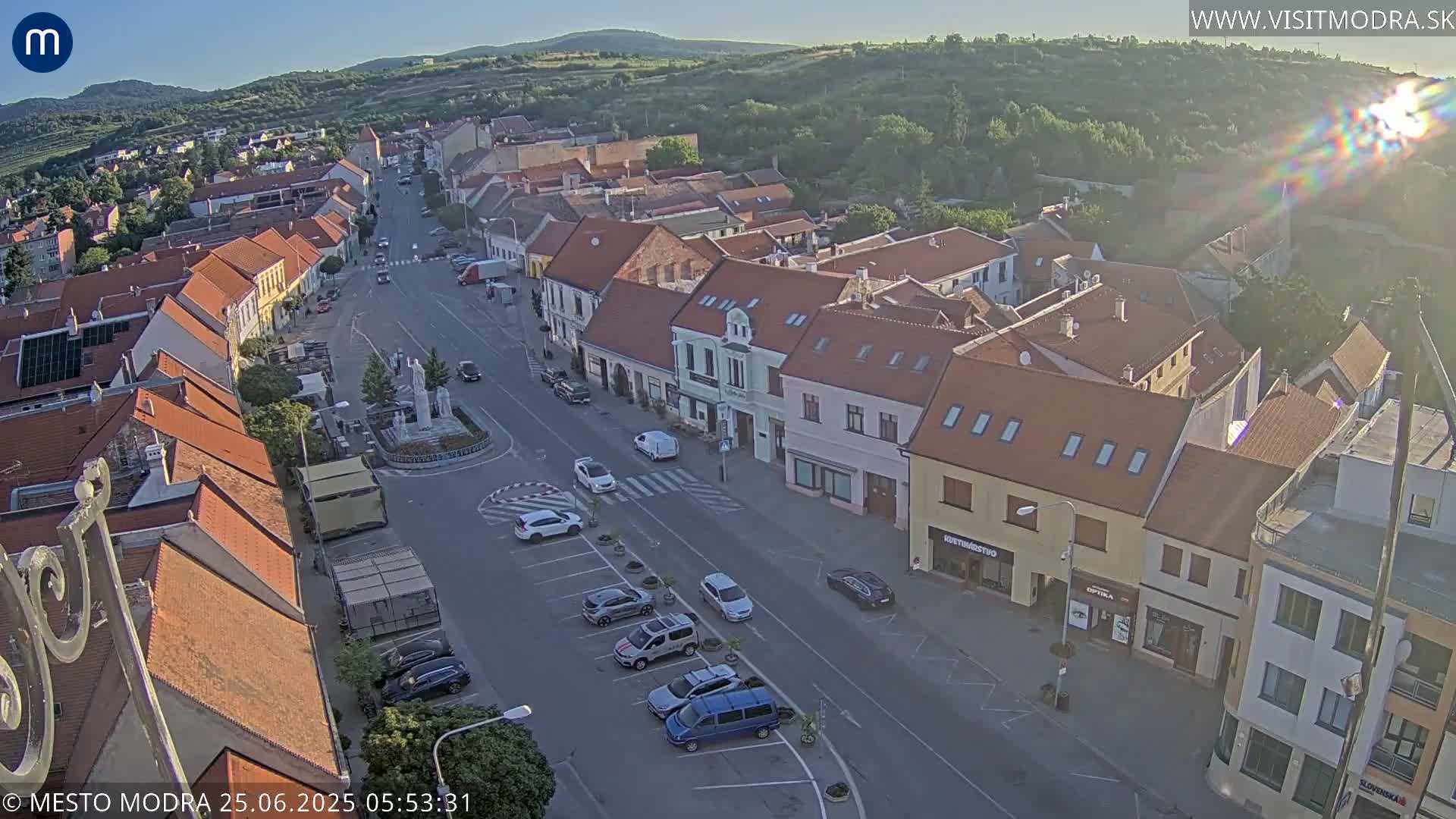Modra North View Skyline Live Cam - Modra, Okres Pezinok, Bratislava, Slovakia