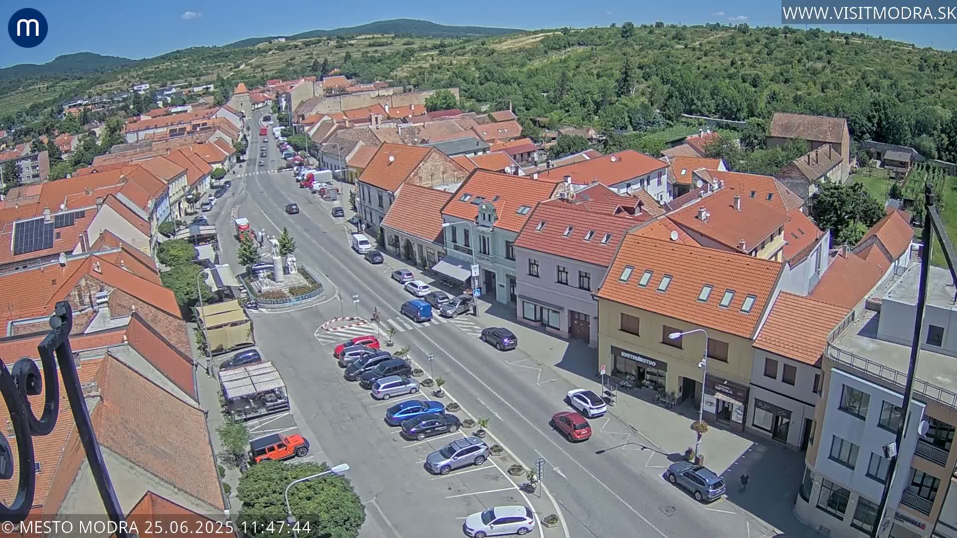 Modra North View Skyline Live Cam - Modra, Okres Pezinok, Bratislava, Slovakia