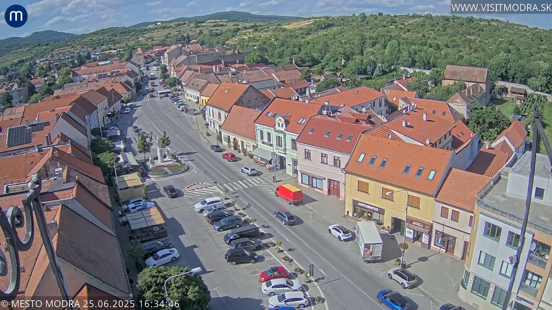 Modra North View Skyline Live Cam - Modra, Okres Pezinok, Bratislava, Slovakia