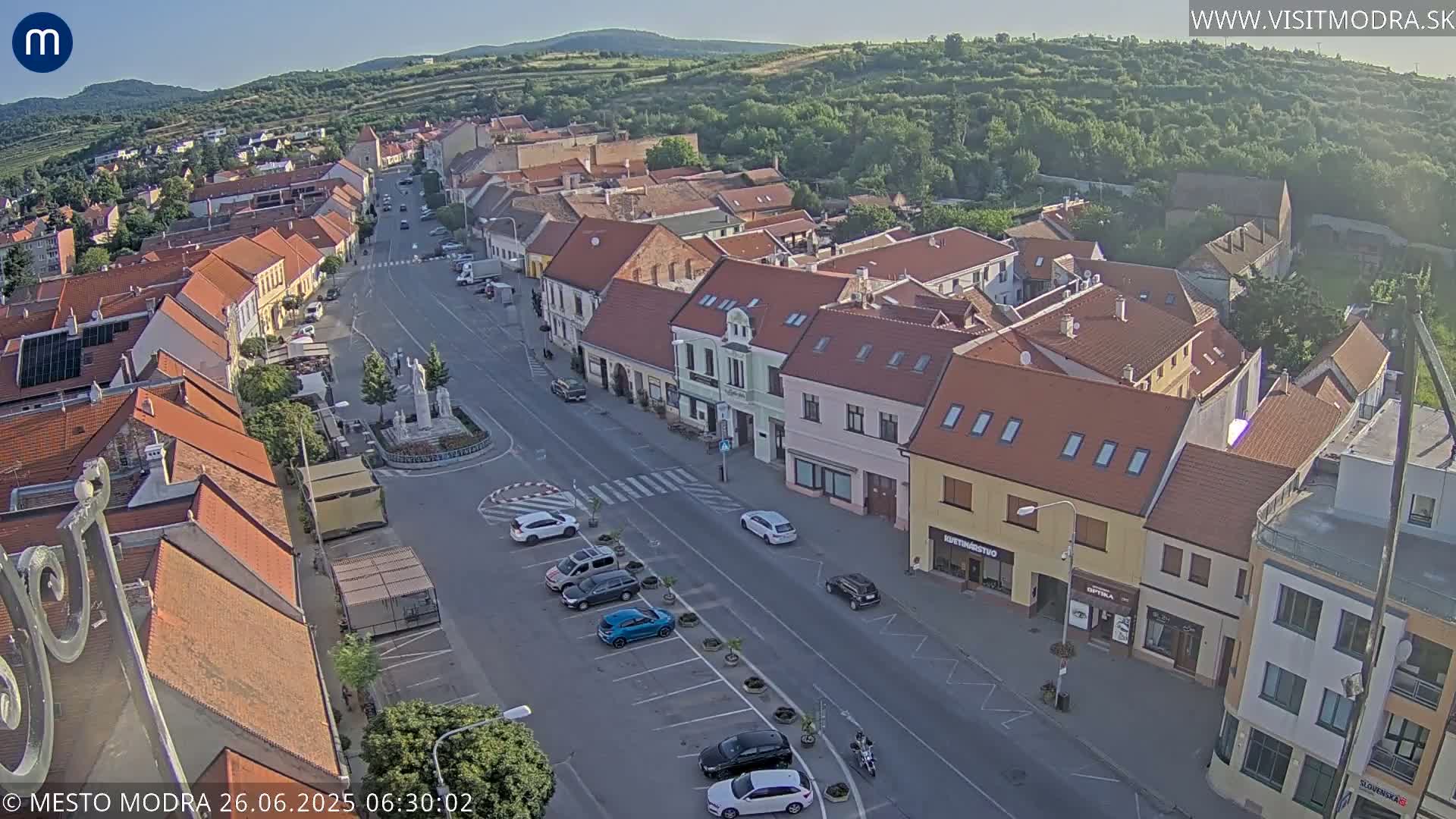 Modra North View Skyline Live Cam - Modra, Okres Pezinok, Bratislava, Slovakia