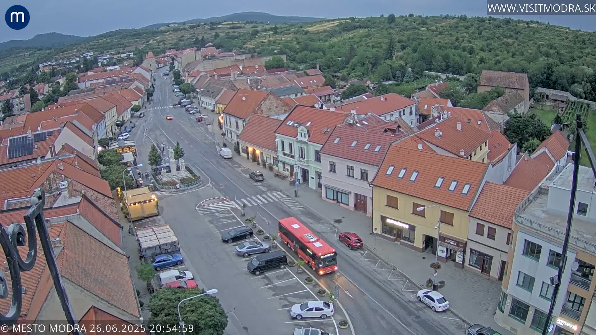 Modra North View Skyline Live Cam - Modra, Okres Pezinok, Bratislava, Slovakia