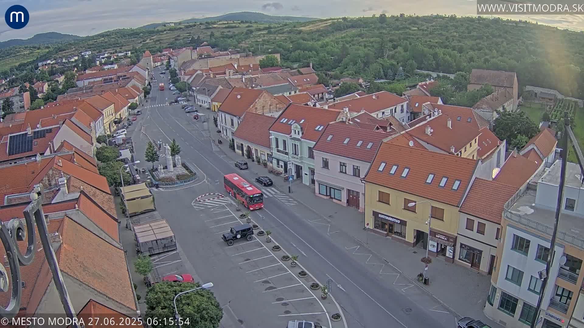 Modra North View Skyline Live Cam - Modra, Okres Pezinok, Bratislava, Slovakia