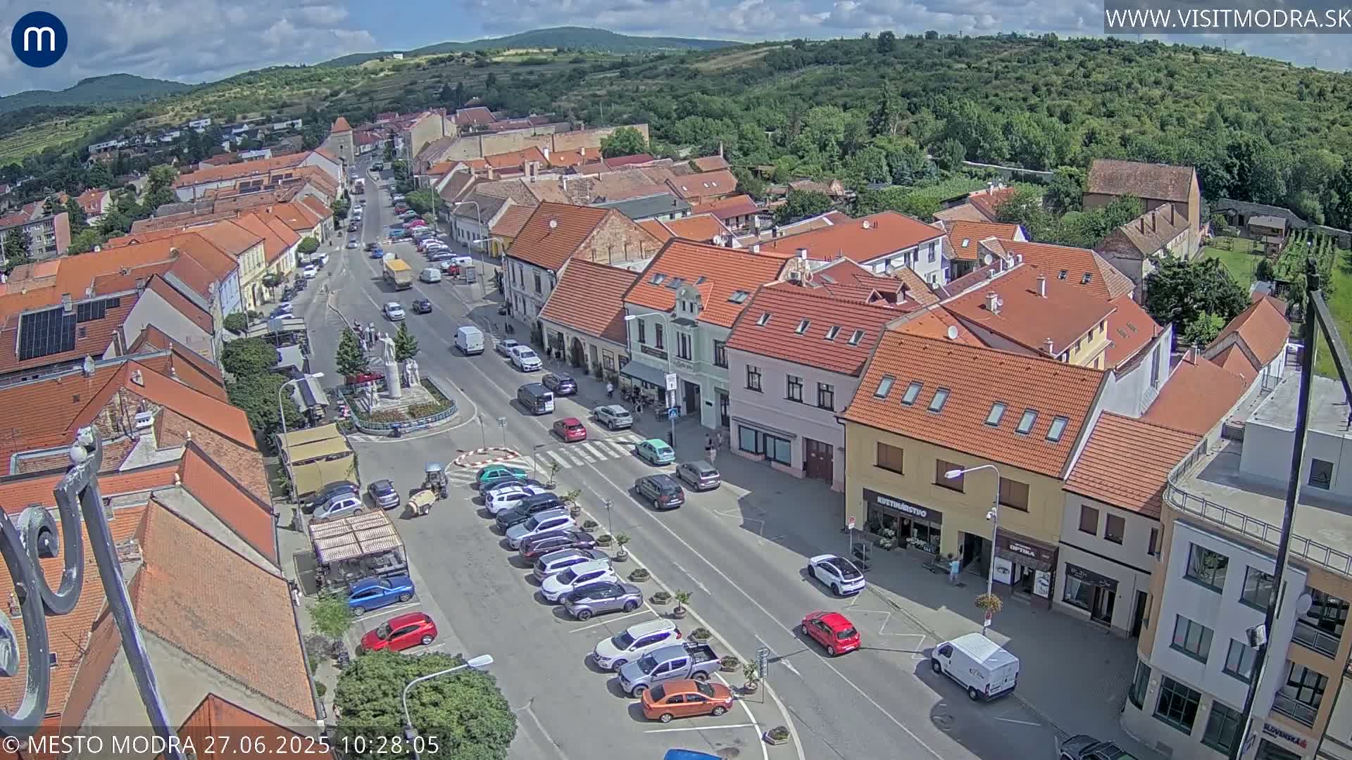 Modra North View Skyline Live Cam - Modra, Okres Pezinok, Bratislava, Slovakia