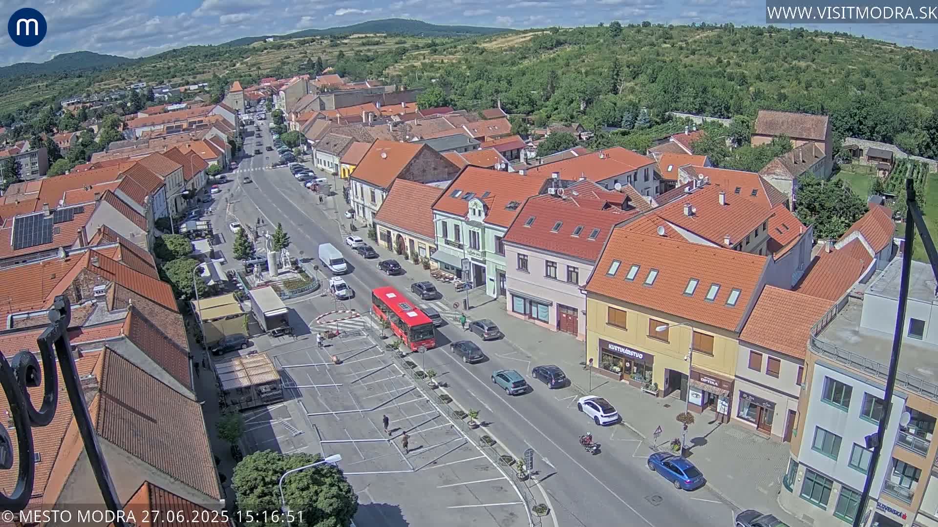 Modra North View Skyline Live Cam - Modra, Okres Pezinok, Bratislava, Slovakia