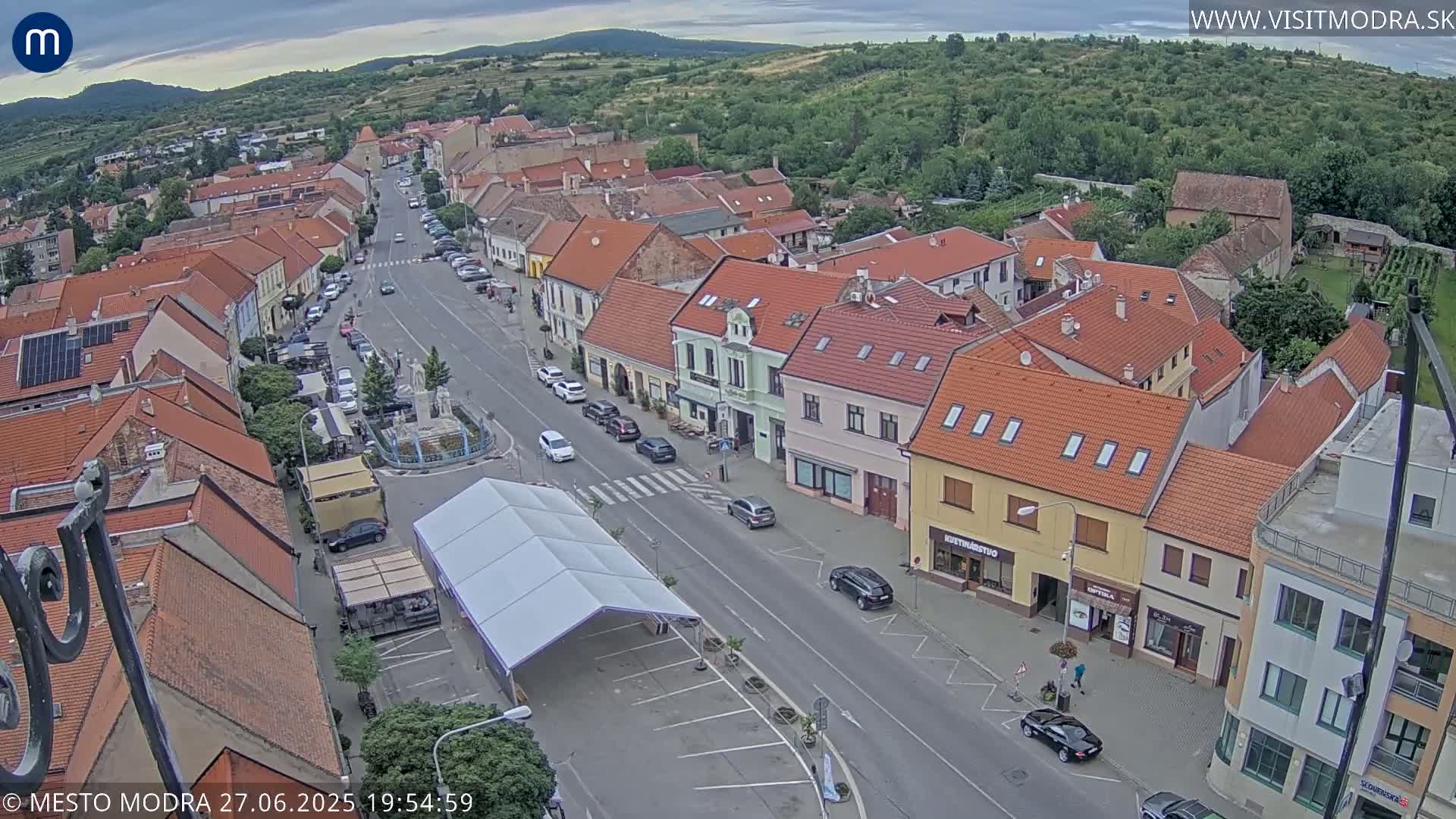 Modra North View Skyline Live Cam - Modra, Okres Pezinok, Bratislava, Slovakia