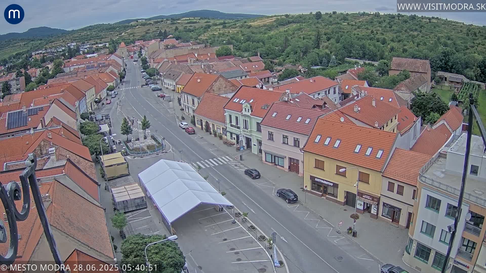 Modra North View Skyline Live Cam - Modra, Okres Pezinok, Bratislava, Slovakia