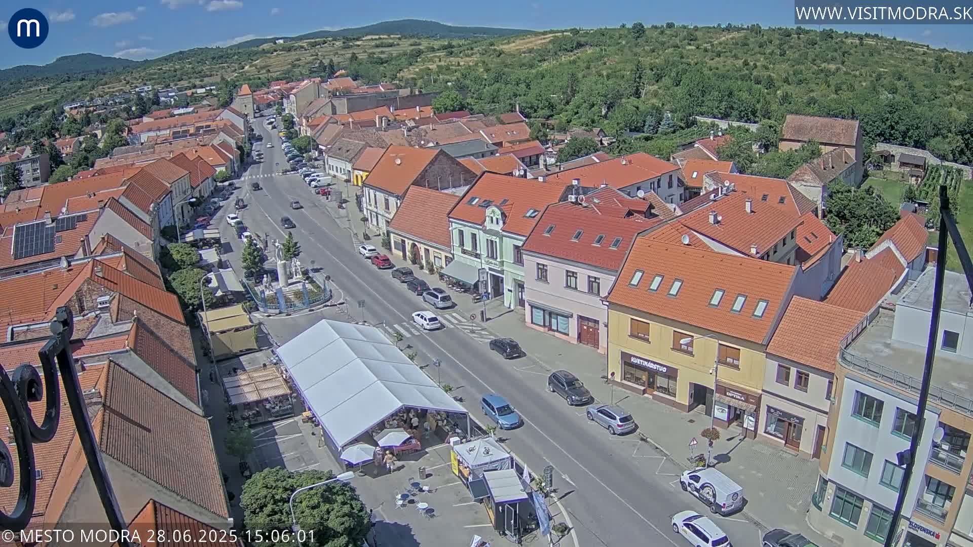 Modra North View Skyline Live Cam - Modra, Okres Pezinok, Bratislava, Slovakia
