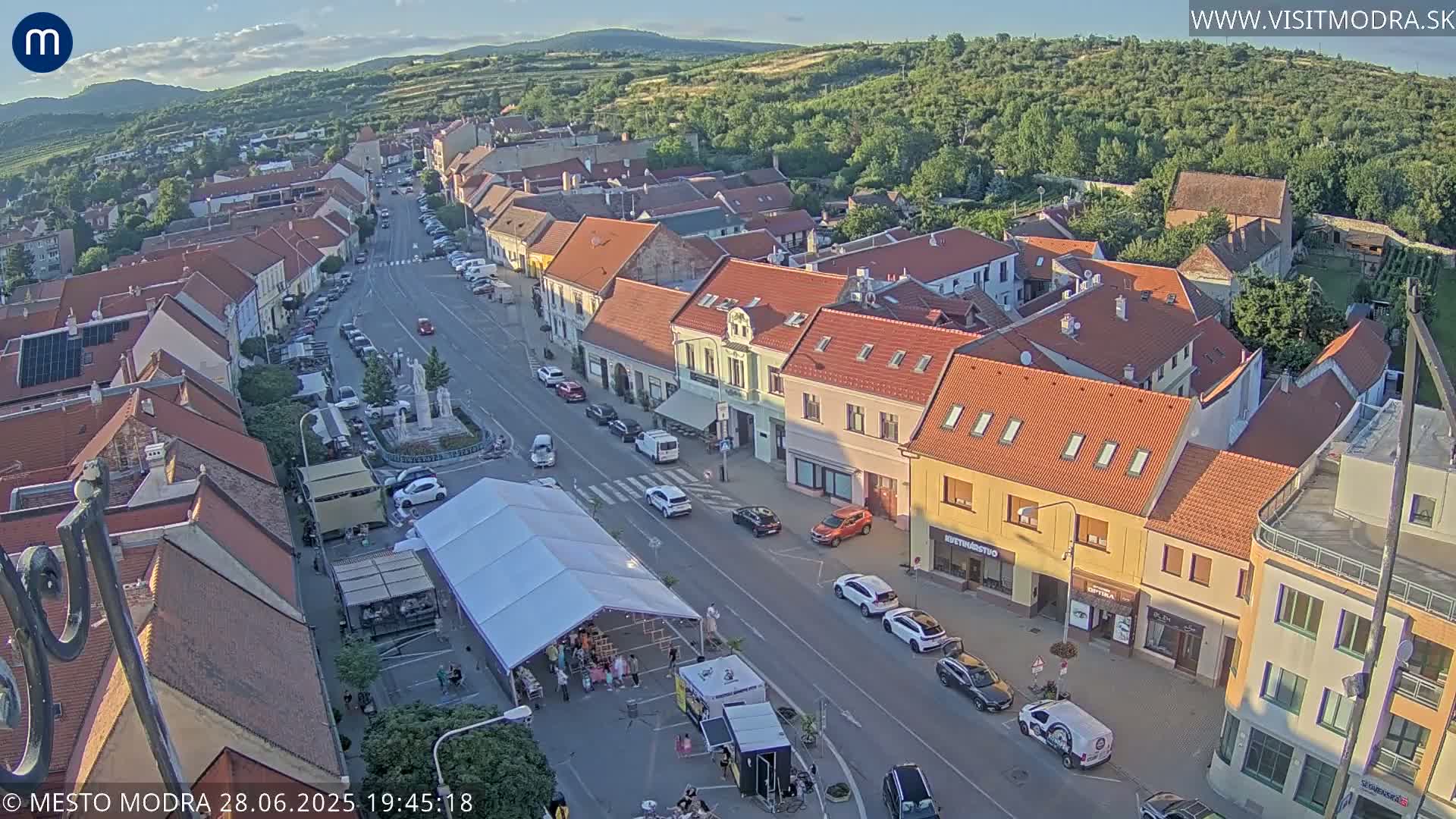 Modra North View Skyline Live Cam - Modra, Okres Pezinok, Bratislava, Slovakia