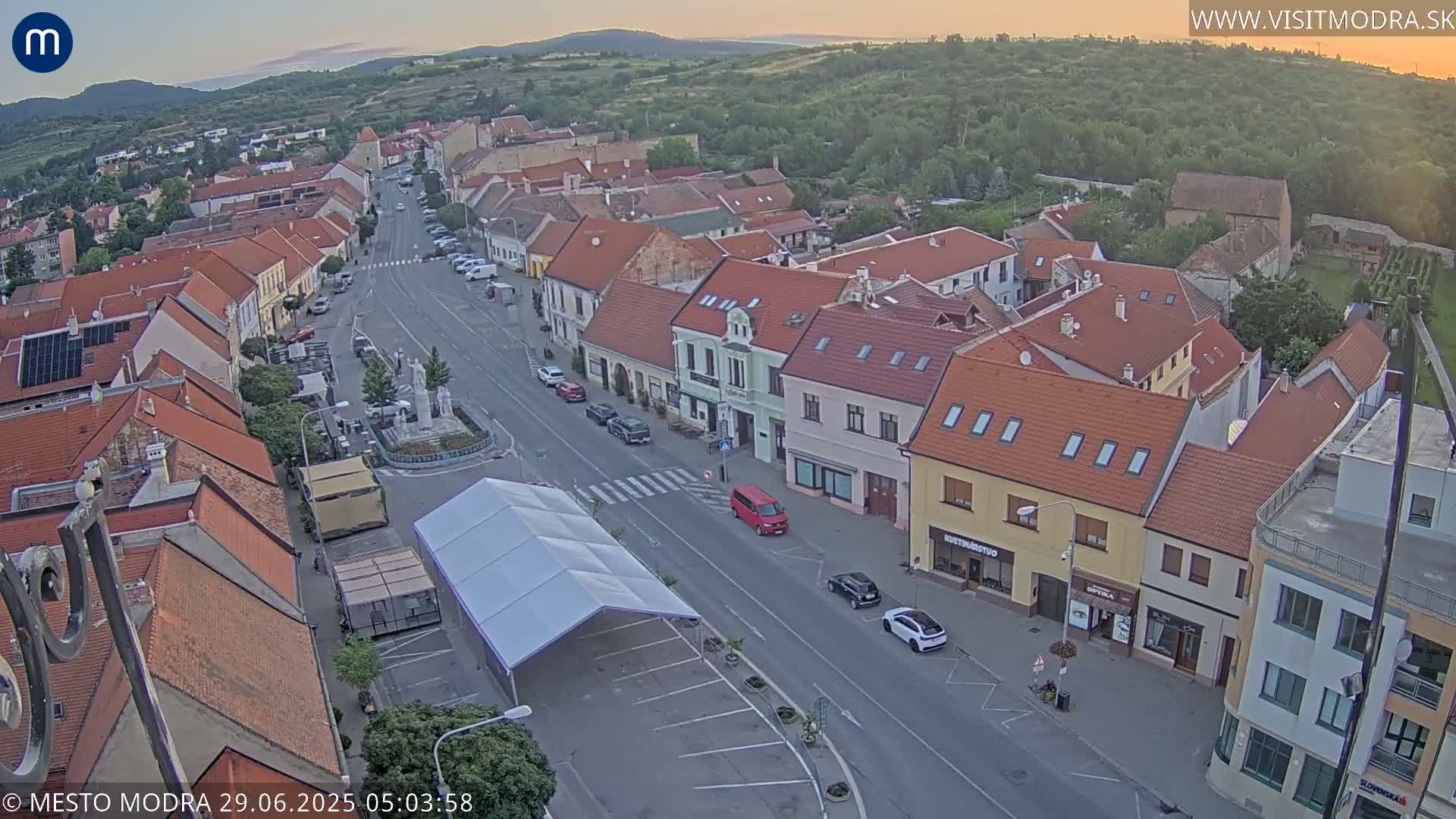 Modra North View Skyline Live Cam - Modra, Okres Pezinok, Bratislava, Slovakia
