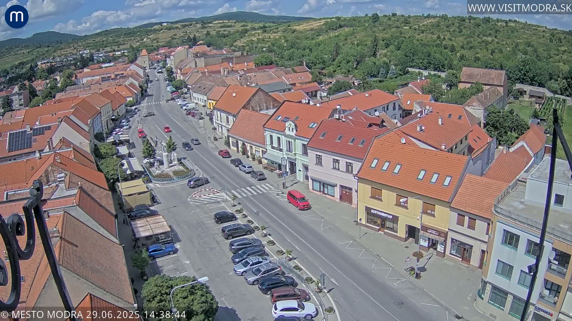 Modra North View Skyline Live Cam - Modra, Okres Pezinok, Bratislava, Slovakia
