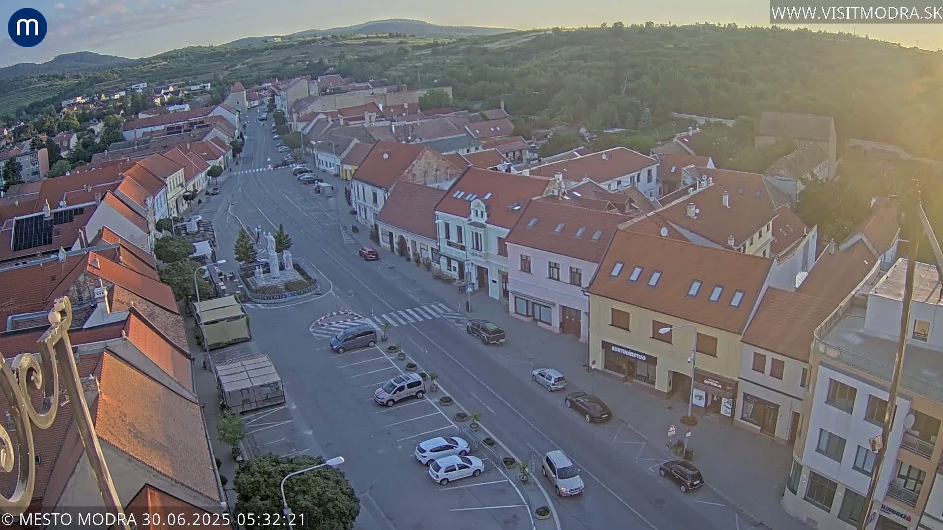 Modra North View Skyline Live Cam - Modra, Okres Pezinok, Bratislava, Slovakia
