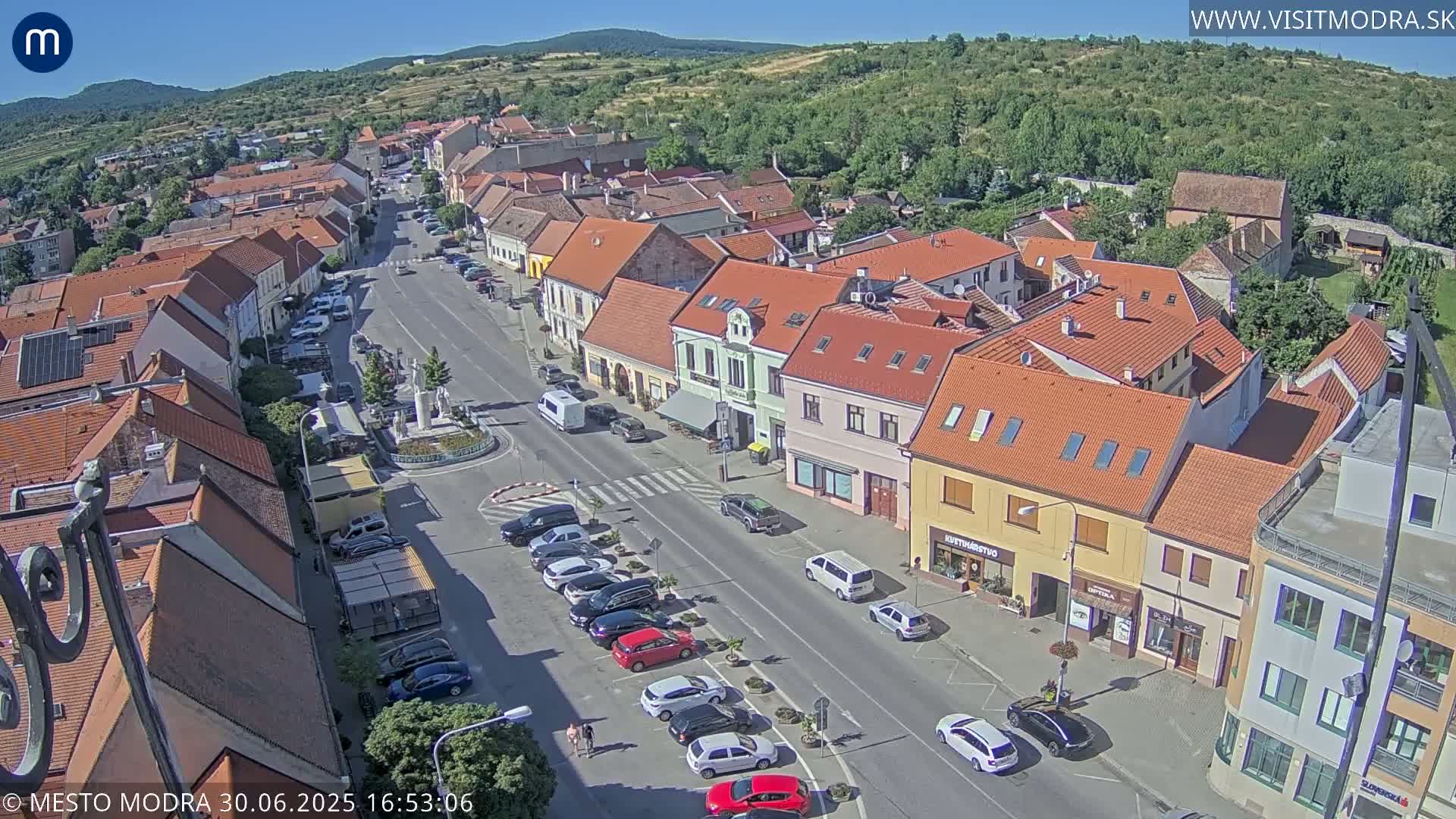 Modra North View Skyline Live Cam - Modra, Okres Pezinok, Bratislava, Slovakia