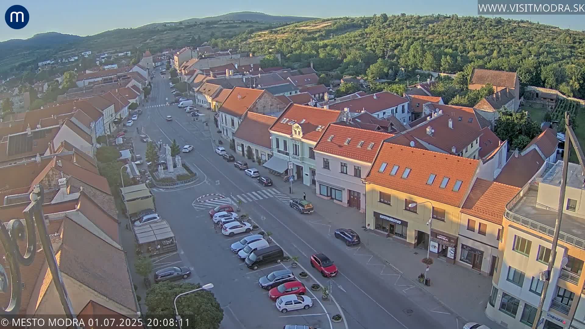 Modra North View Skyline Live Cam - Modra, Okres Pezinok, Bratislava, Slovakia
