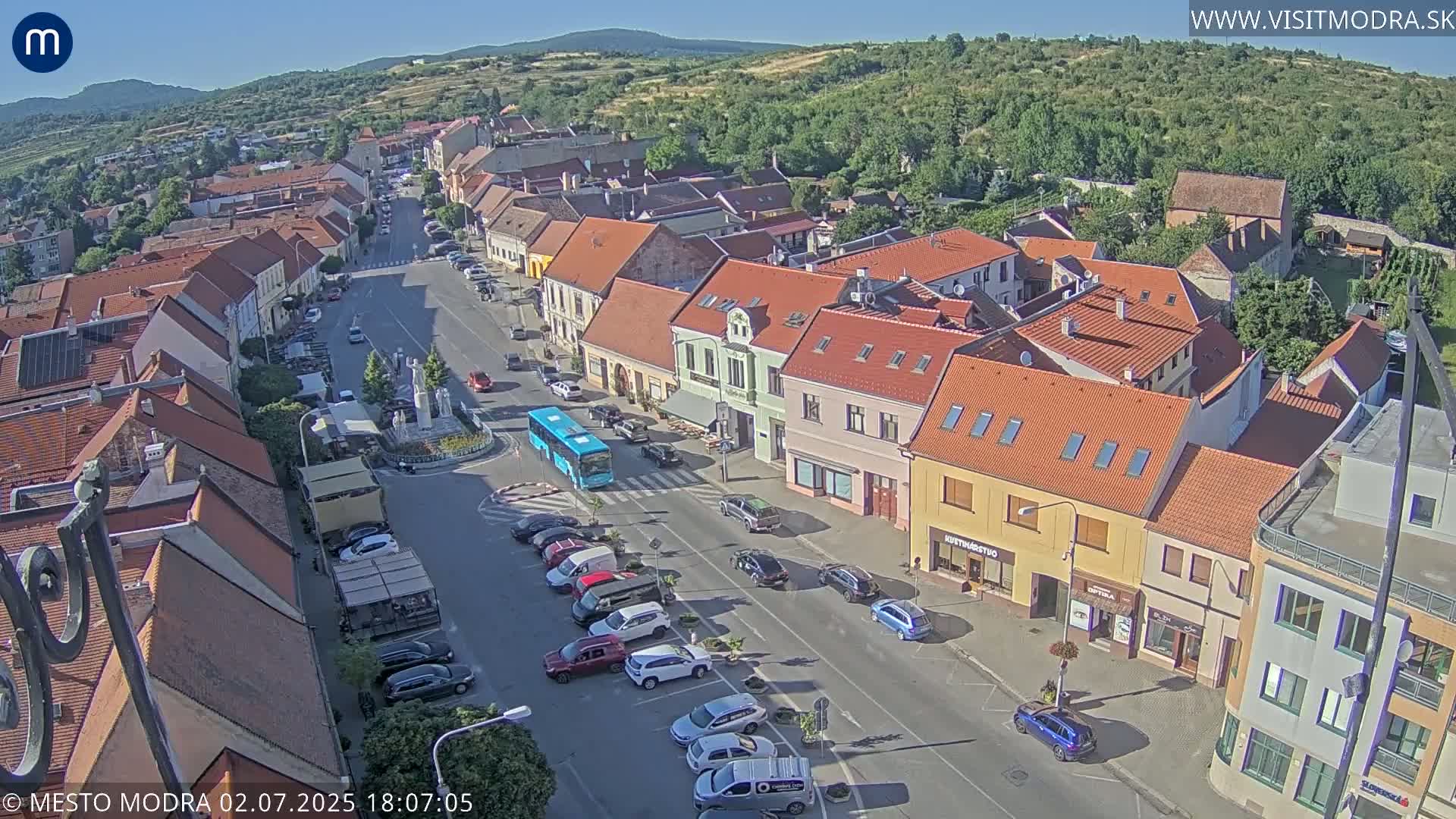 Modra North View Skyline Live Cam - Modra, Okres Pezinok, Bratislava, Slovakia