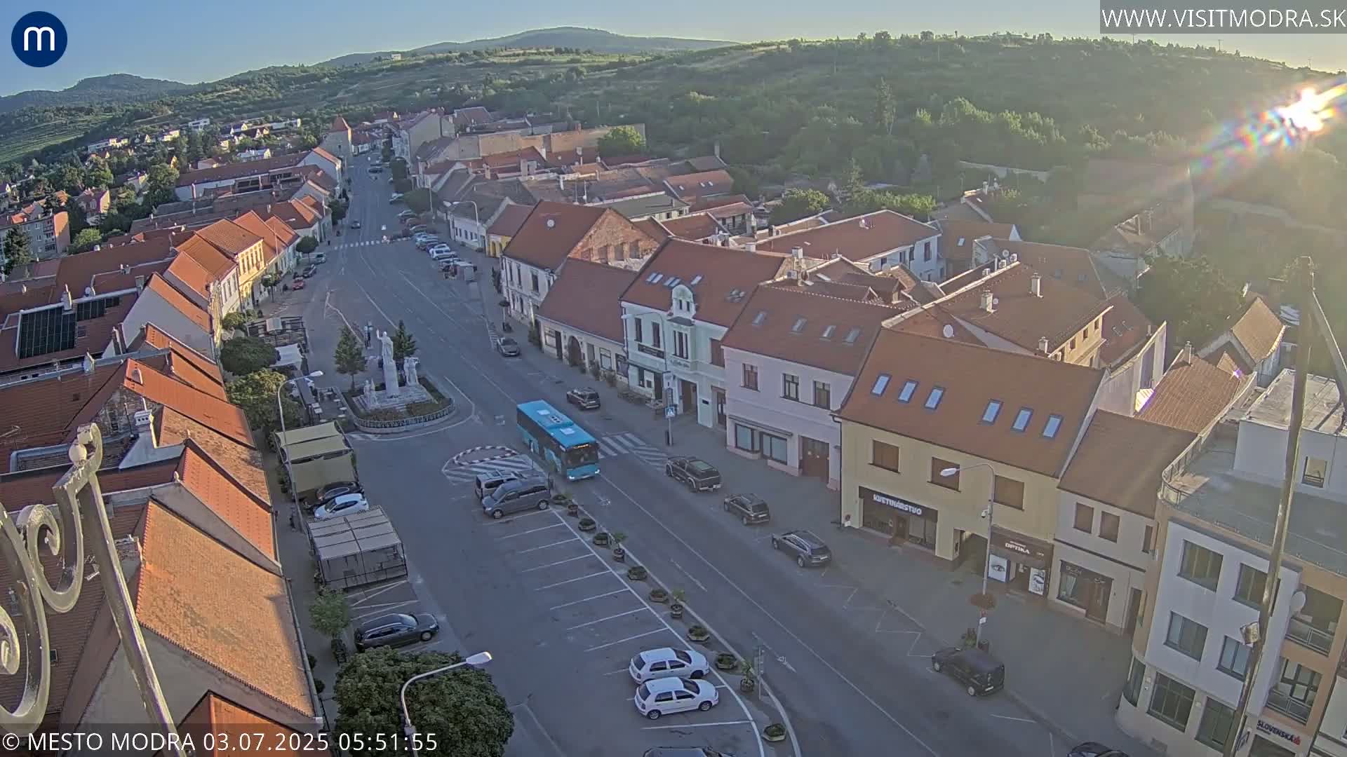 Modra North View Skyline Live Cam - Modra, Okres Pezinok, Bratislava, Slovakia