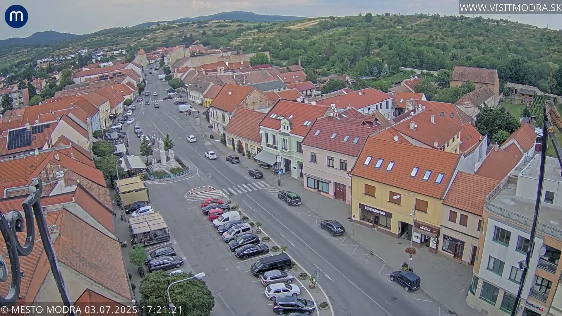 Modra North View Skyline Live Cam - Modra, Okres Pezinok, Bratislava, Slovakia