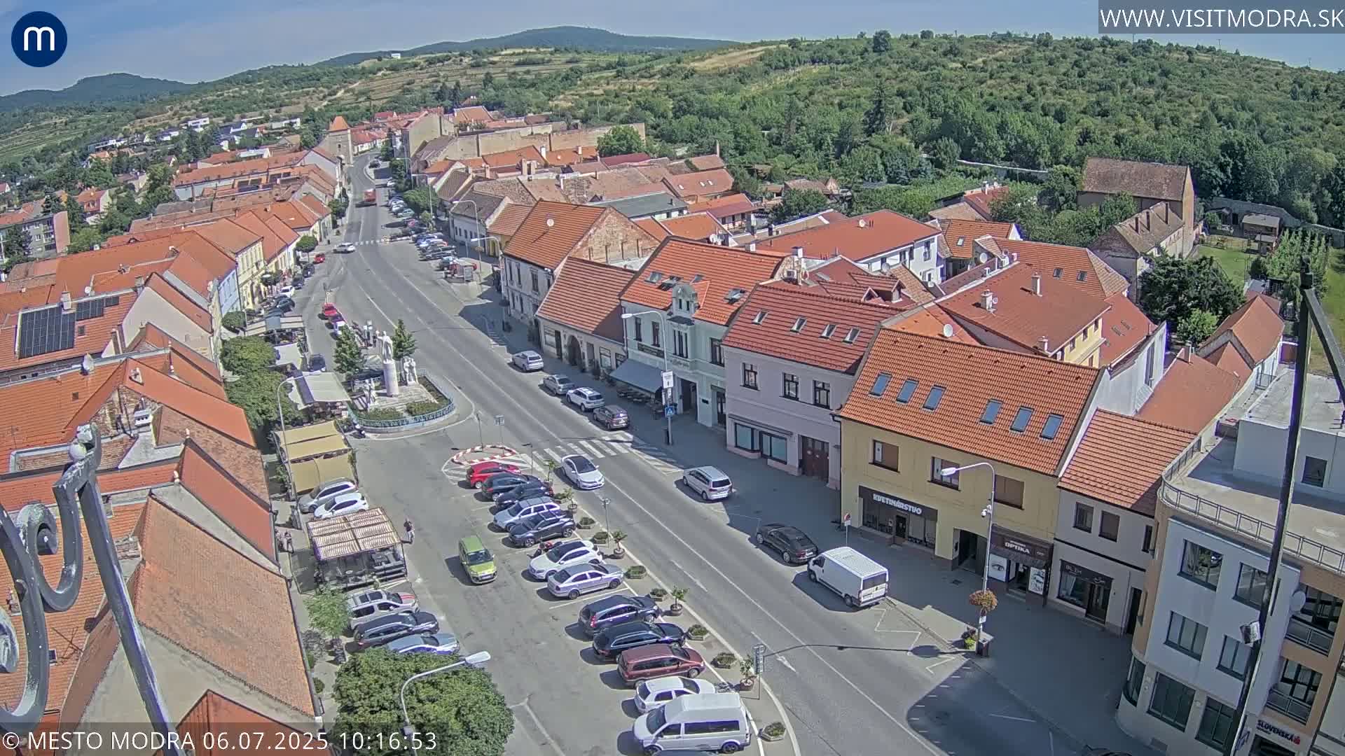 Modra North View Skyline Live Cam - Modra, Okres Pezinok, Bratislava, Slovakia