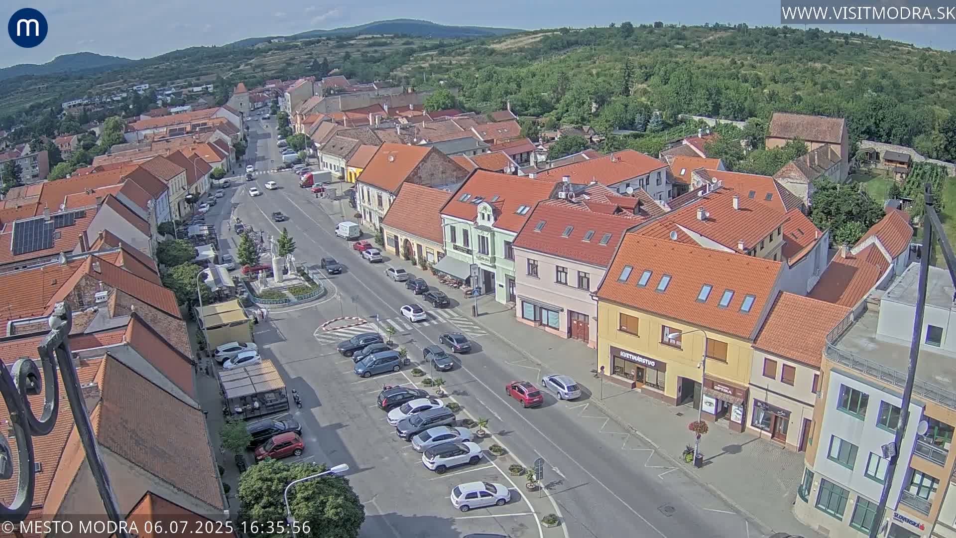 Modra North View Skyline Live Cam - Modra, Okres Pezinok, Bratislava, Slovakia