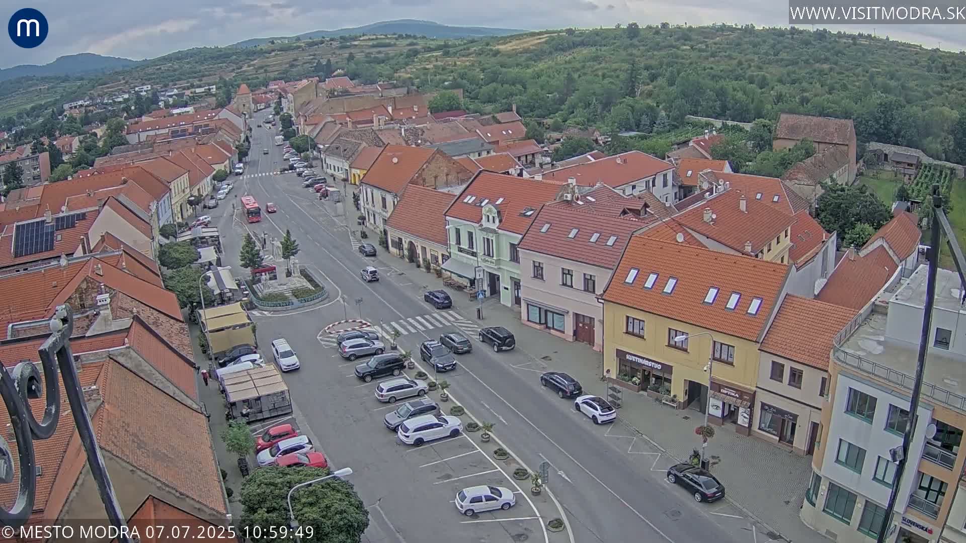 Modra North View Skyline Live Cam - Modra, Okres Pezinok, Bratislava, Slovakia