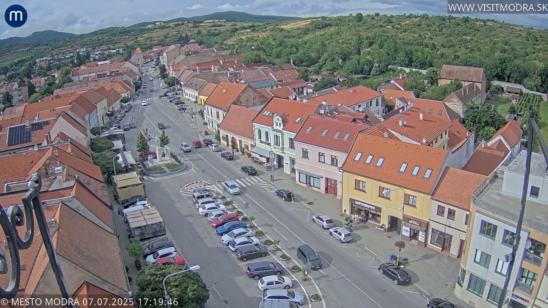 Modra North View Skyline Live Cam - Modra, Okres Pezinok, Bratislava, Slovakia