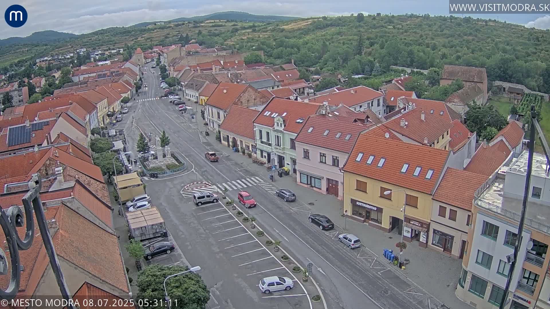 Modra North View Skyline Live Cam - Modra, Okres Pezinok, Bratislava, Slovakia