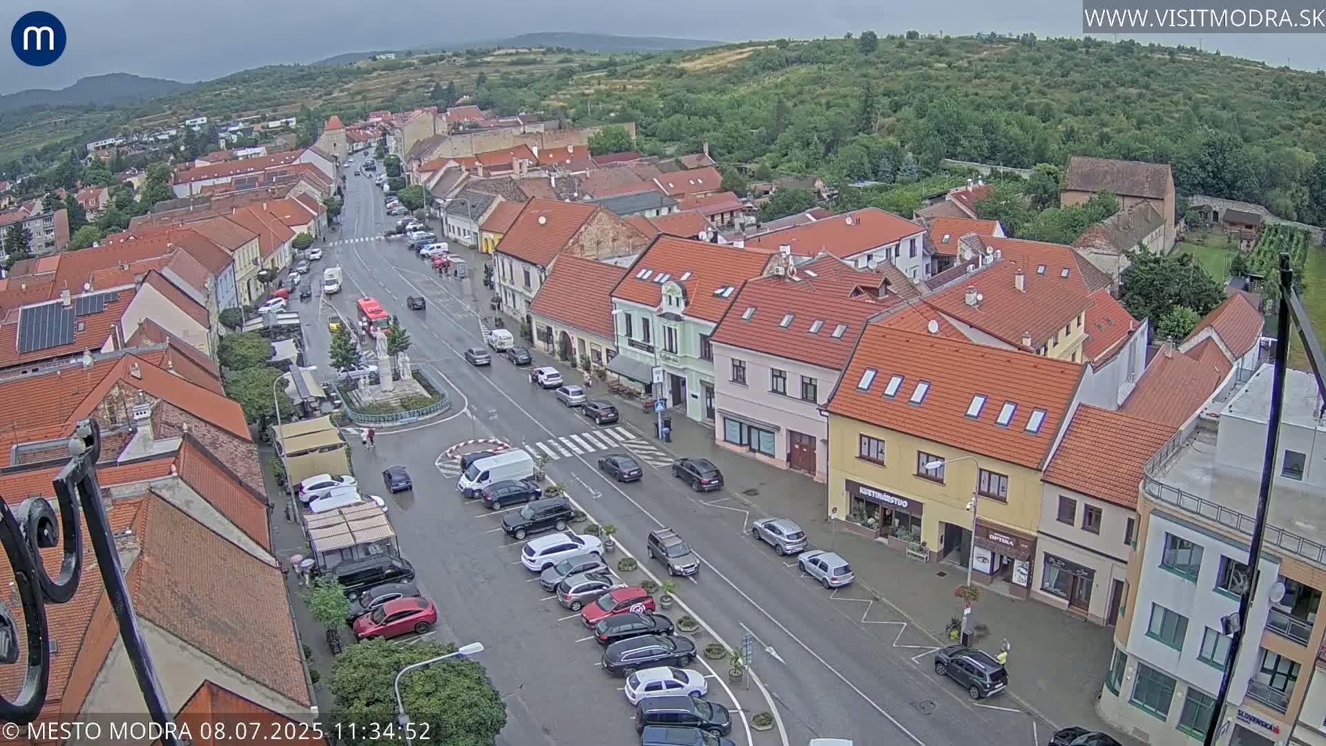 Modra North View Skyline Live Cam - Modra, Okres Pezinok, Bratislava, Slovakia