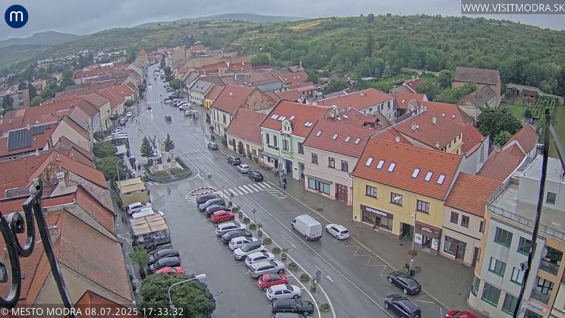 Modra North View Skyline Live Cam - Modra, Okres Pezinok, Bratislava, Slovakia