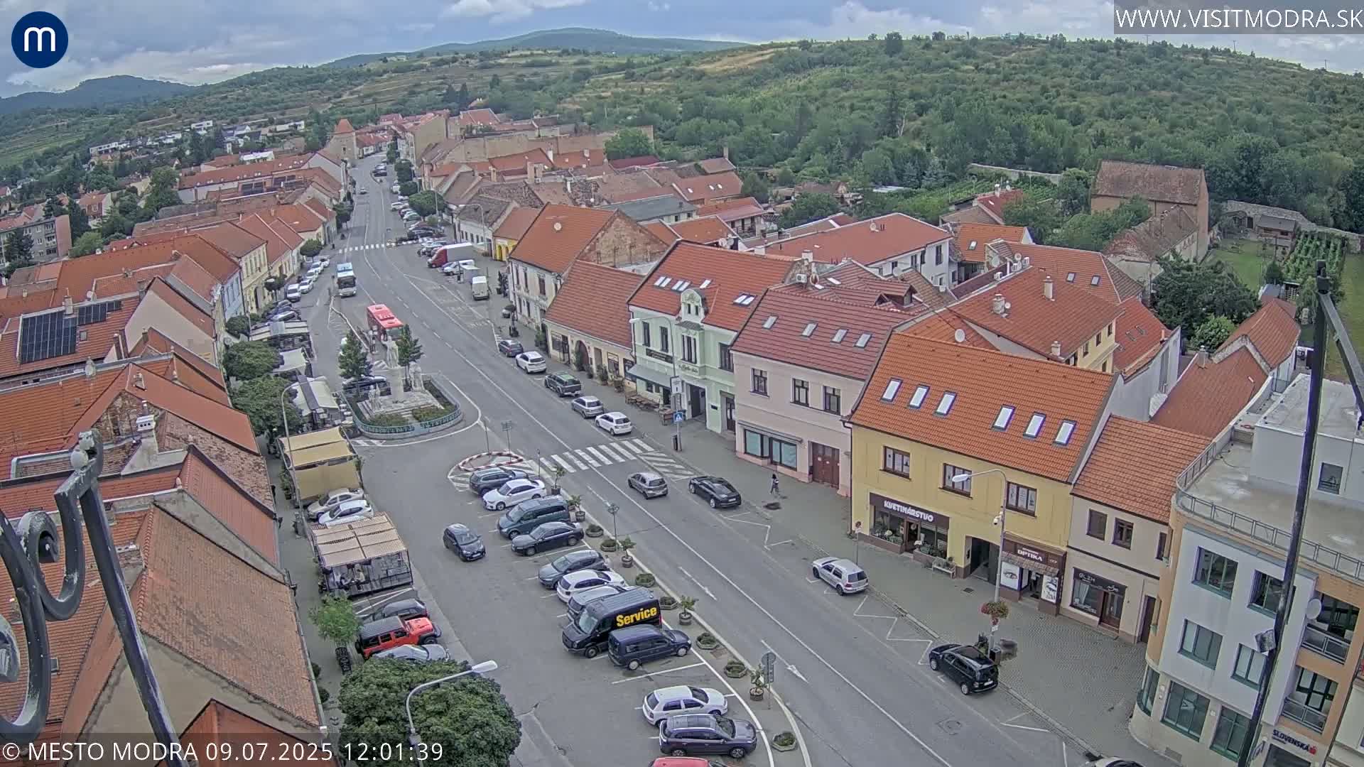 Modra North View Skyline Live Cam - Modra, Okres Pezinok, Bratislava, Slovakia