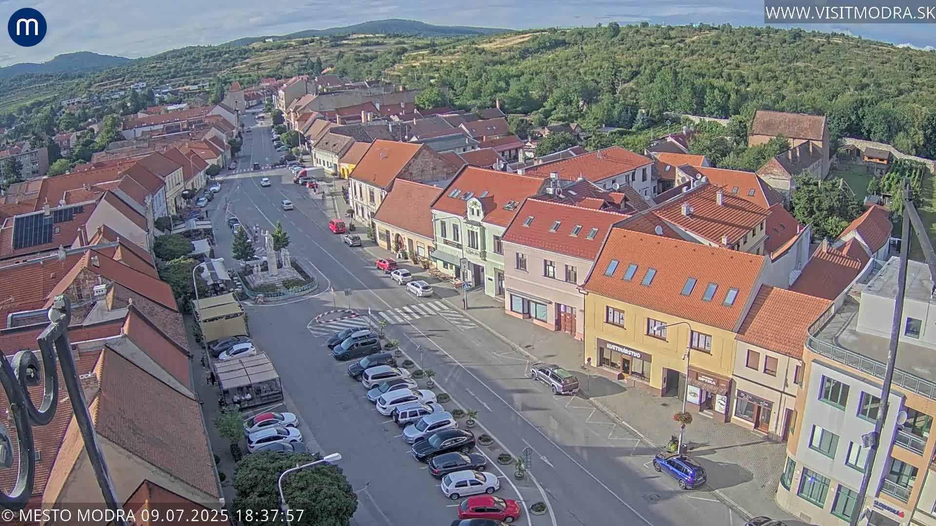 Modra North View Skyline Live Cam - Modra, Okres Pezinok, Bratislava, Slovakia