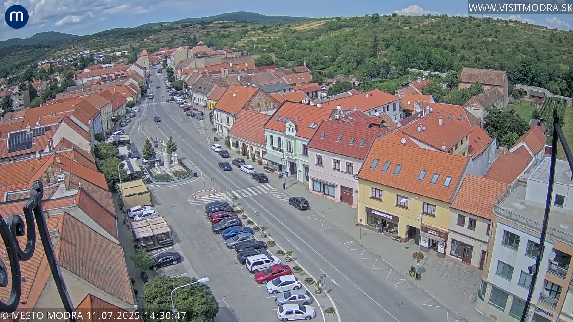 Modra North View Skyline Live Cam - Modra, Okres Pezinok, Bratislava, Slovakia