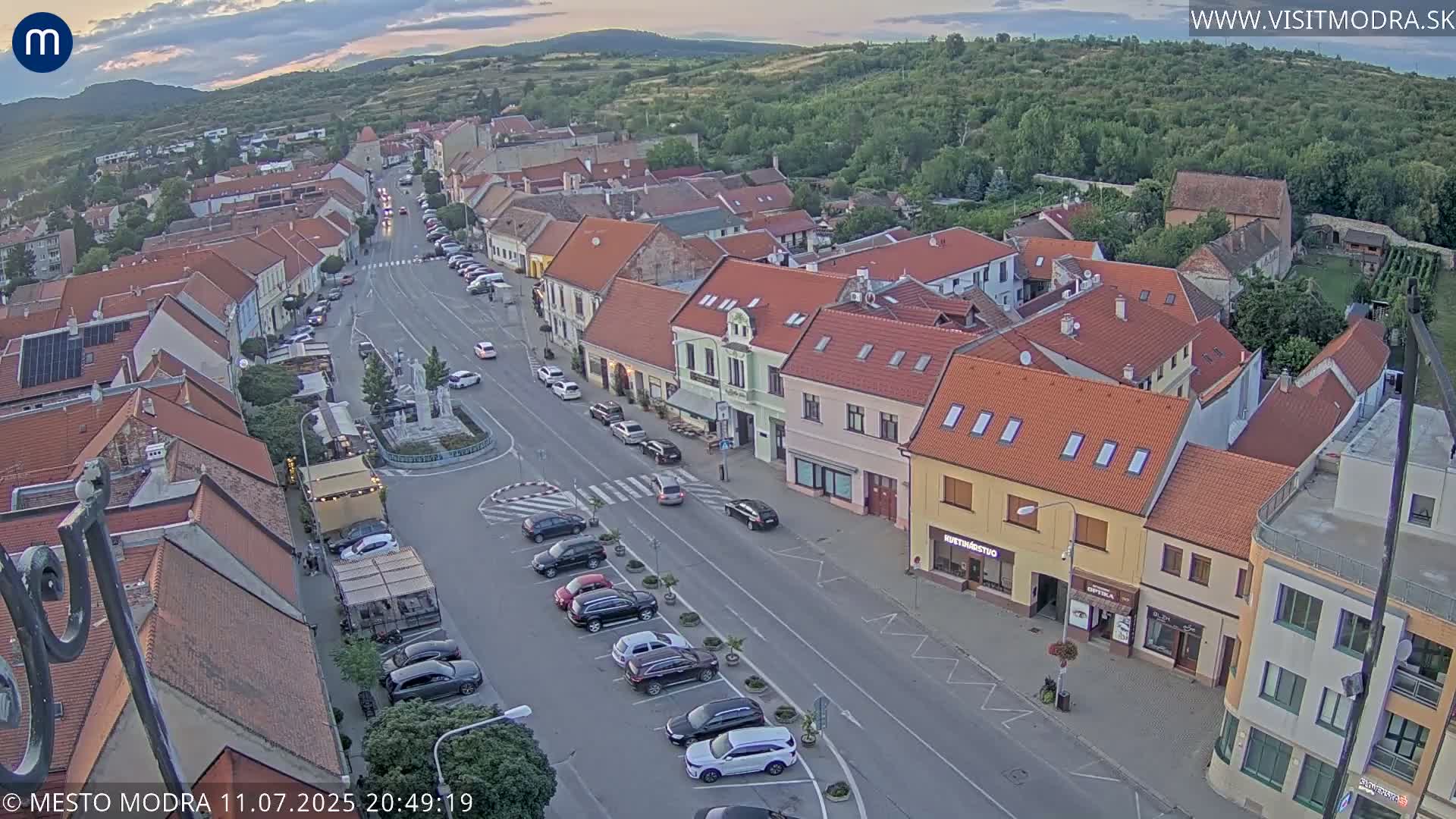 Modra North View Skyline Live Cam - Modra, Okres Pezinok, Bratislava, Slovakia