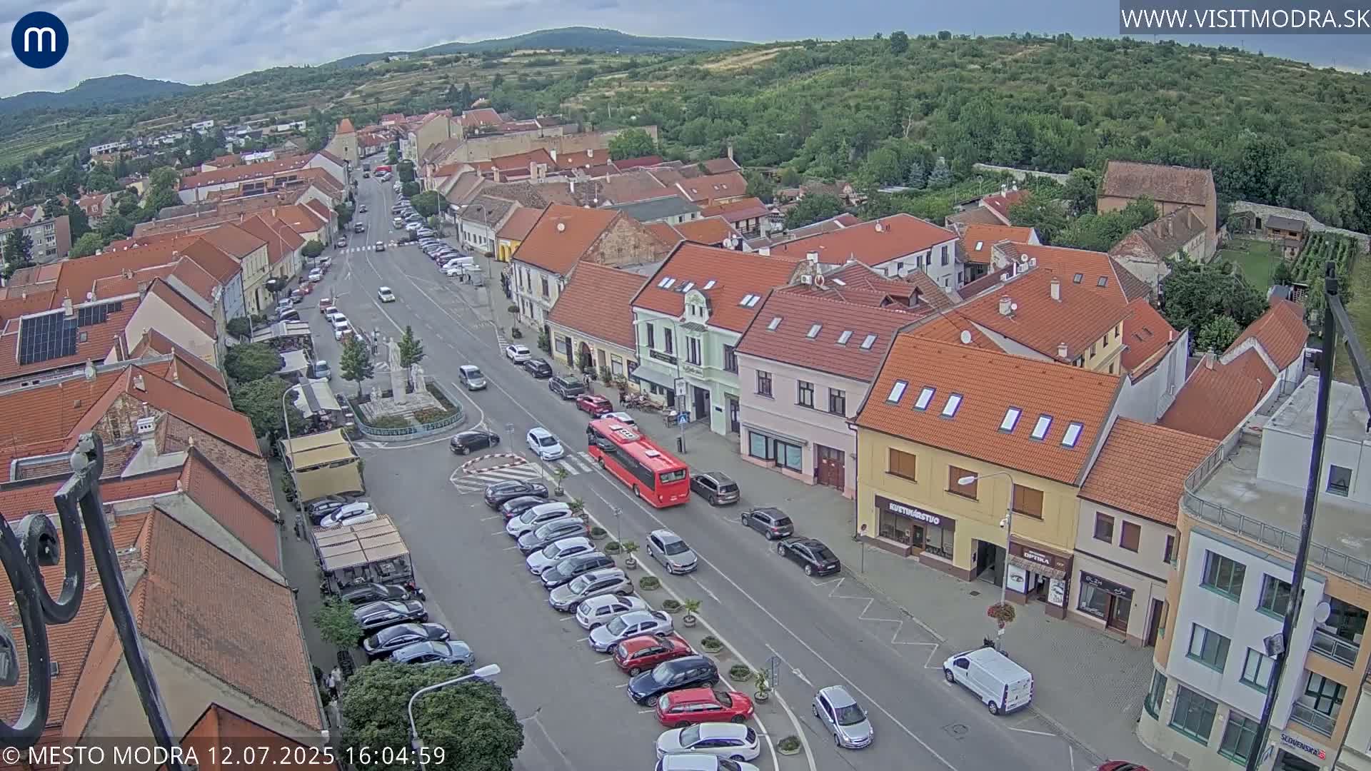 Modra North View Skyline Live Cam - Modra, Okres Pezinok, Bratislava, Slovakia