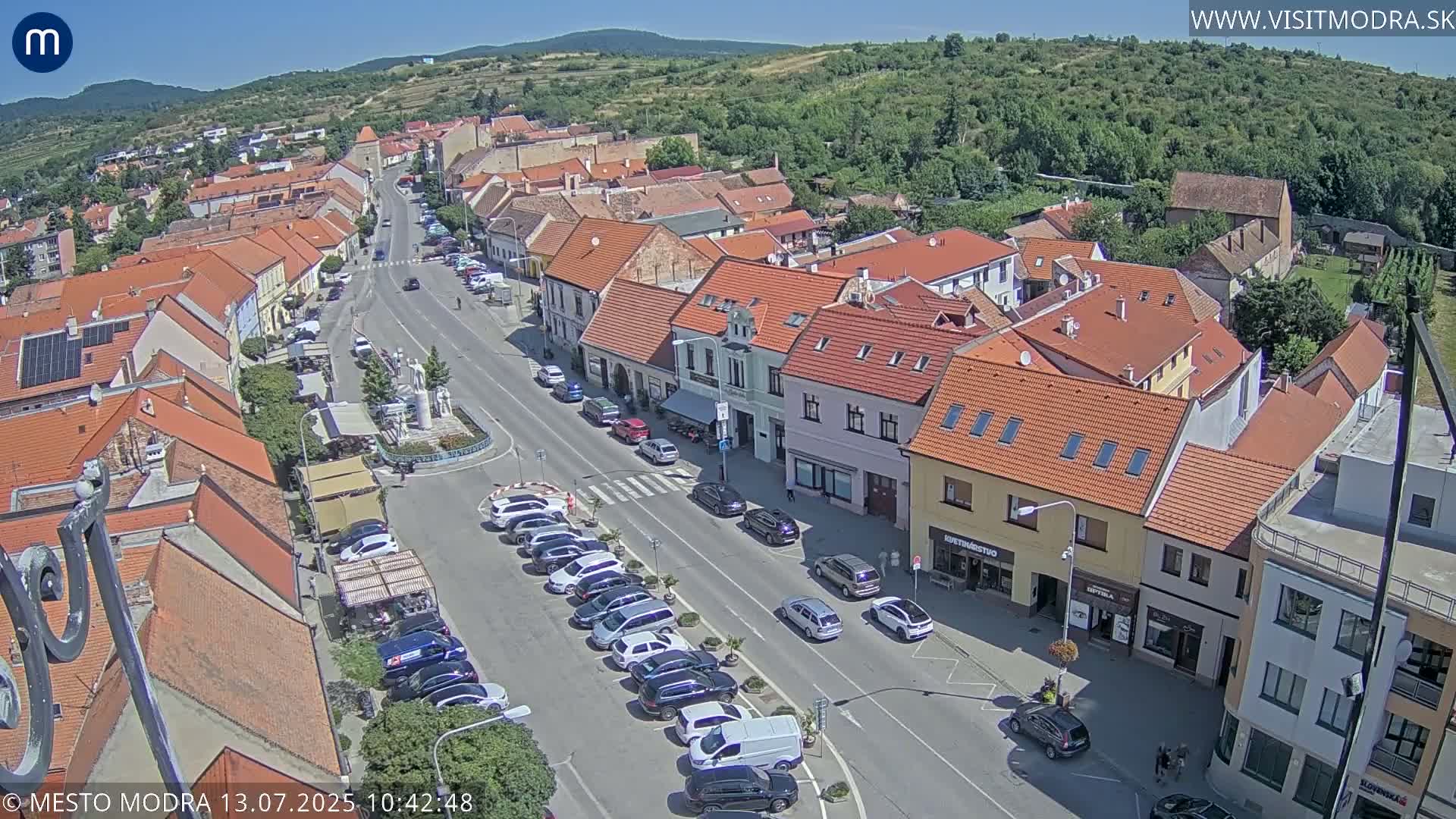 Modra North View Skyline Live Cam - Modra, Okres Pezinok, Bratislava, Slovakia