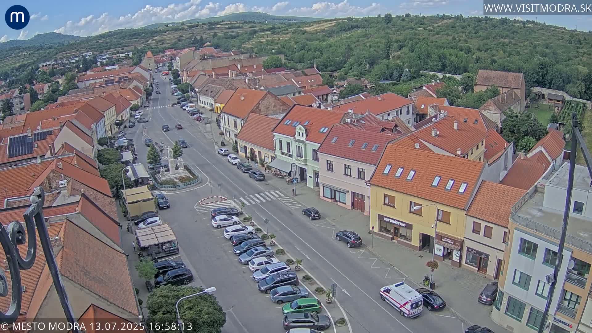 Modra North View Skyline Live Cam - Modra, Okres Pezinok, Bratislava, Slovakia