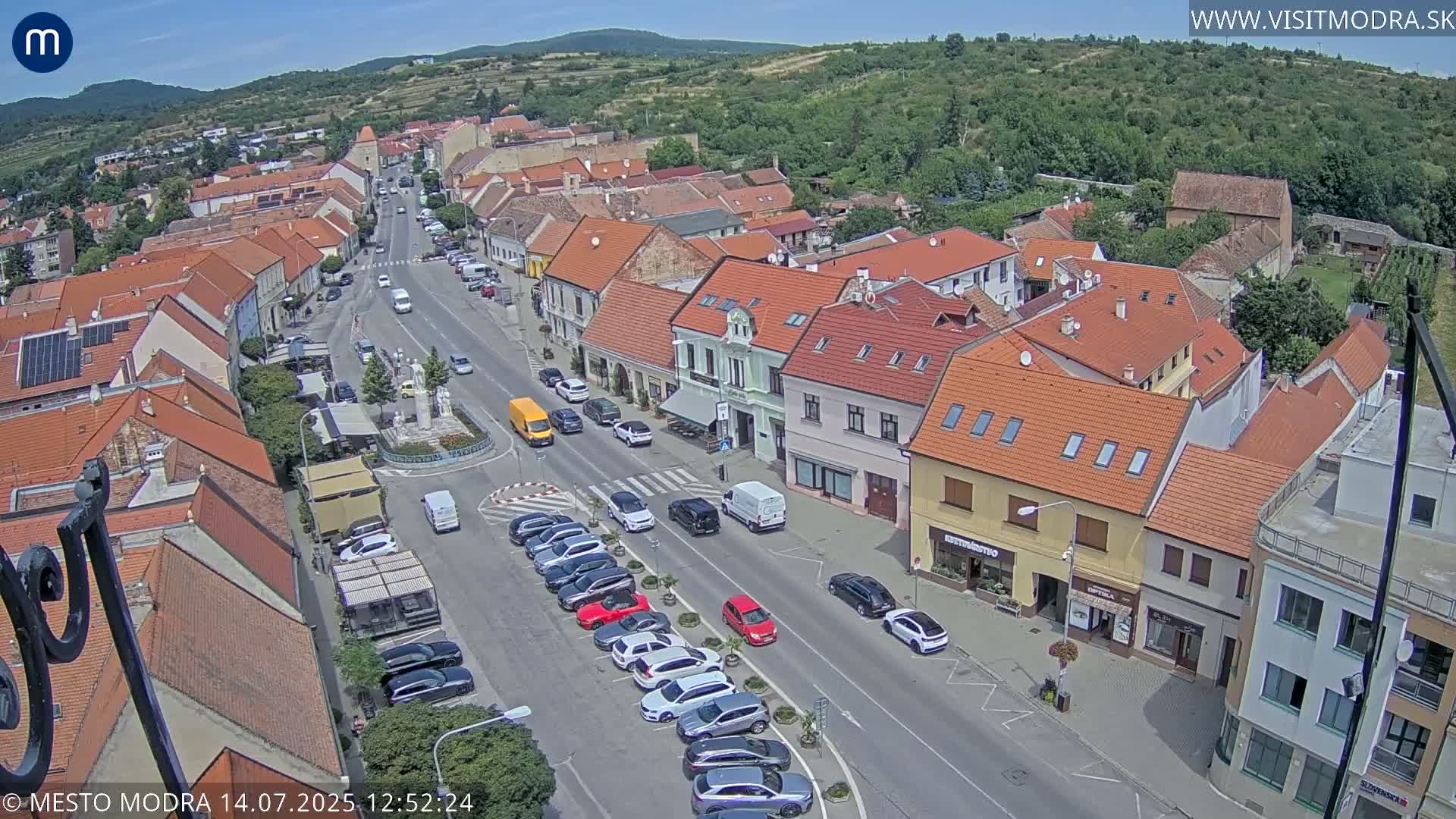 Modra North View Skyline Live Cam - Modra, Okres Pezinok, Bratislava, Slovakia