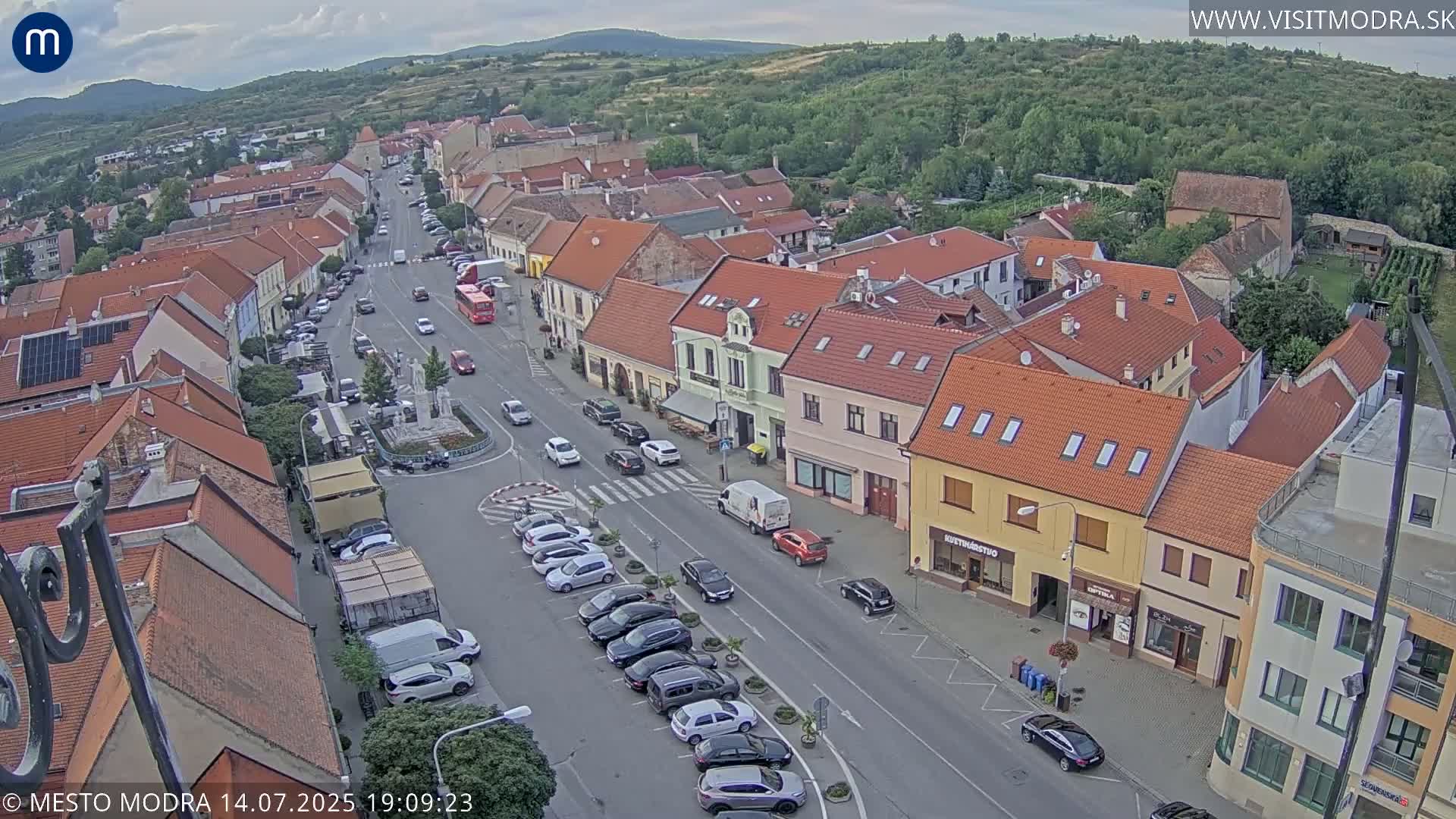 Modra North View Skyline Live Cam - Modra, Okres Pezinok, Bratislava, Slovakia