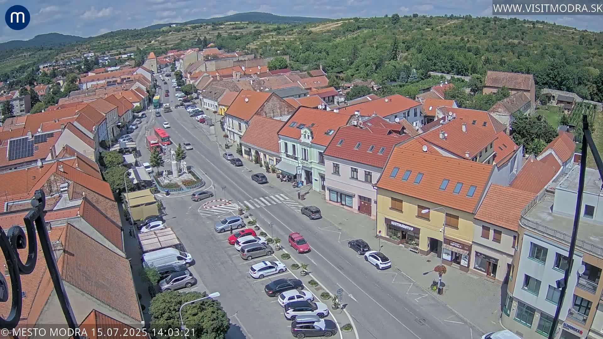 Modra North View Skyline Live Cam - Modra, Okres Pezinok, Bratislava, Slovakia