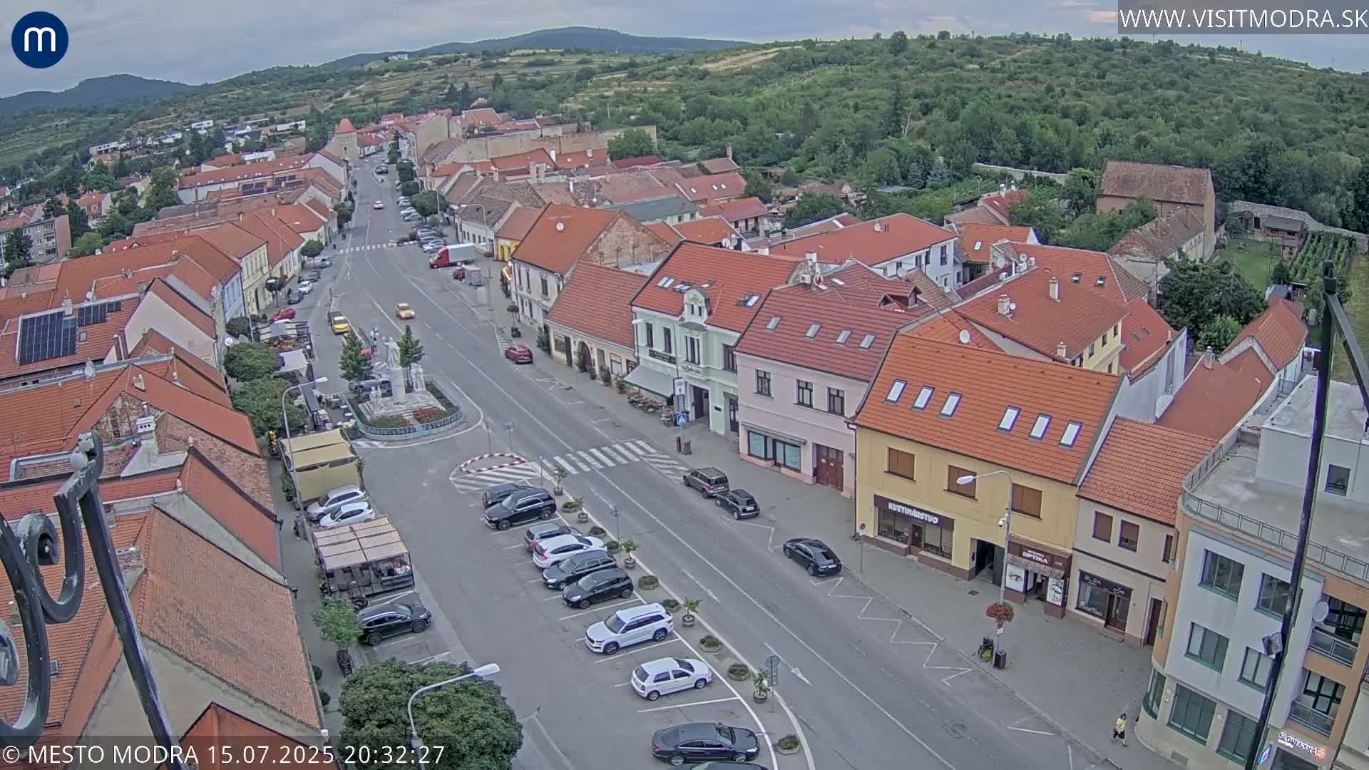 Modra North View Skyline Live Cam - Modra, Okres Pezinok, Bratislava, Slovakia