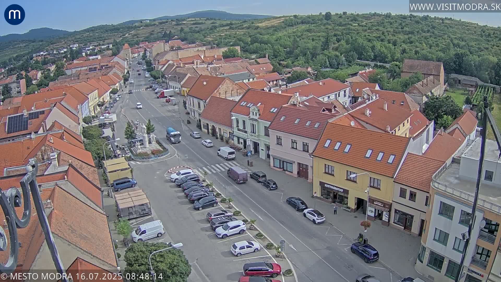 Modra North View Skyline Live Cam - Modra, Okres Pezinok, Bratislava, Slovakia