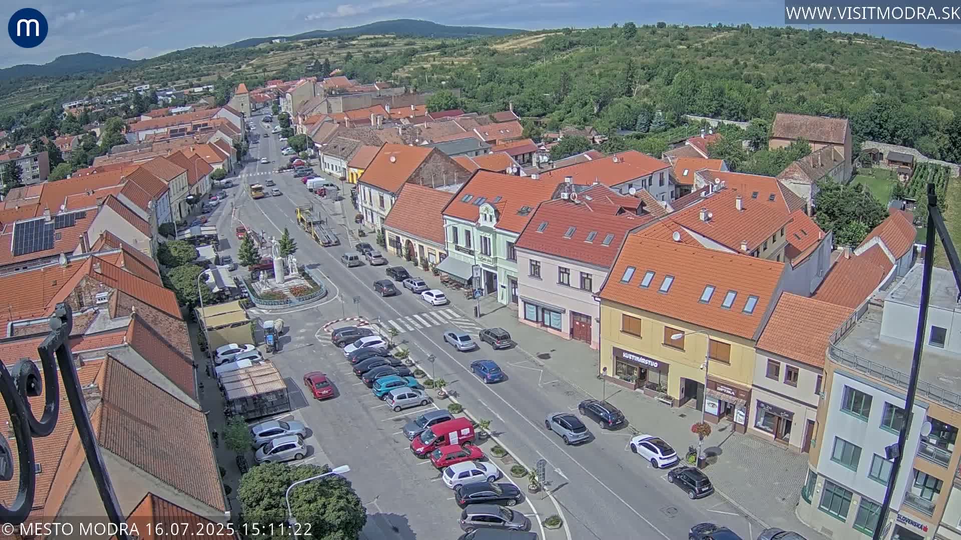 Modra North View Skyline Live Cam - Modra, Okres Pezinok, Bratislava, Slovakia