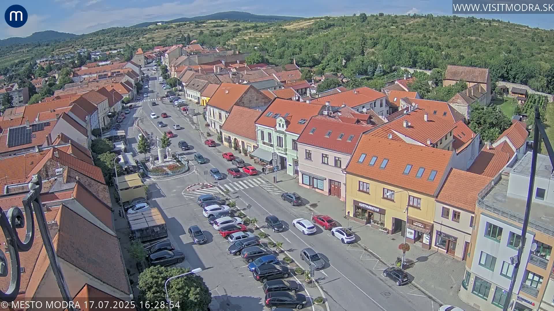 Modra North View Skyline Live Cam - Modra, Okres Pezinok, Bratislava, Slovakia