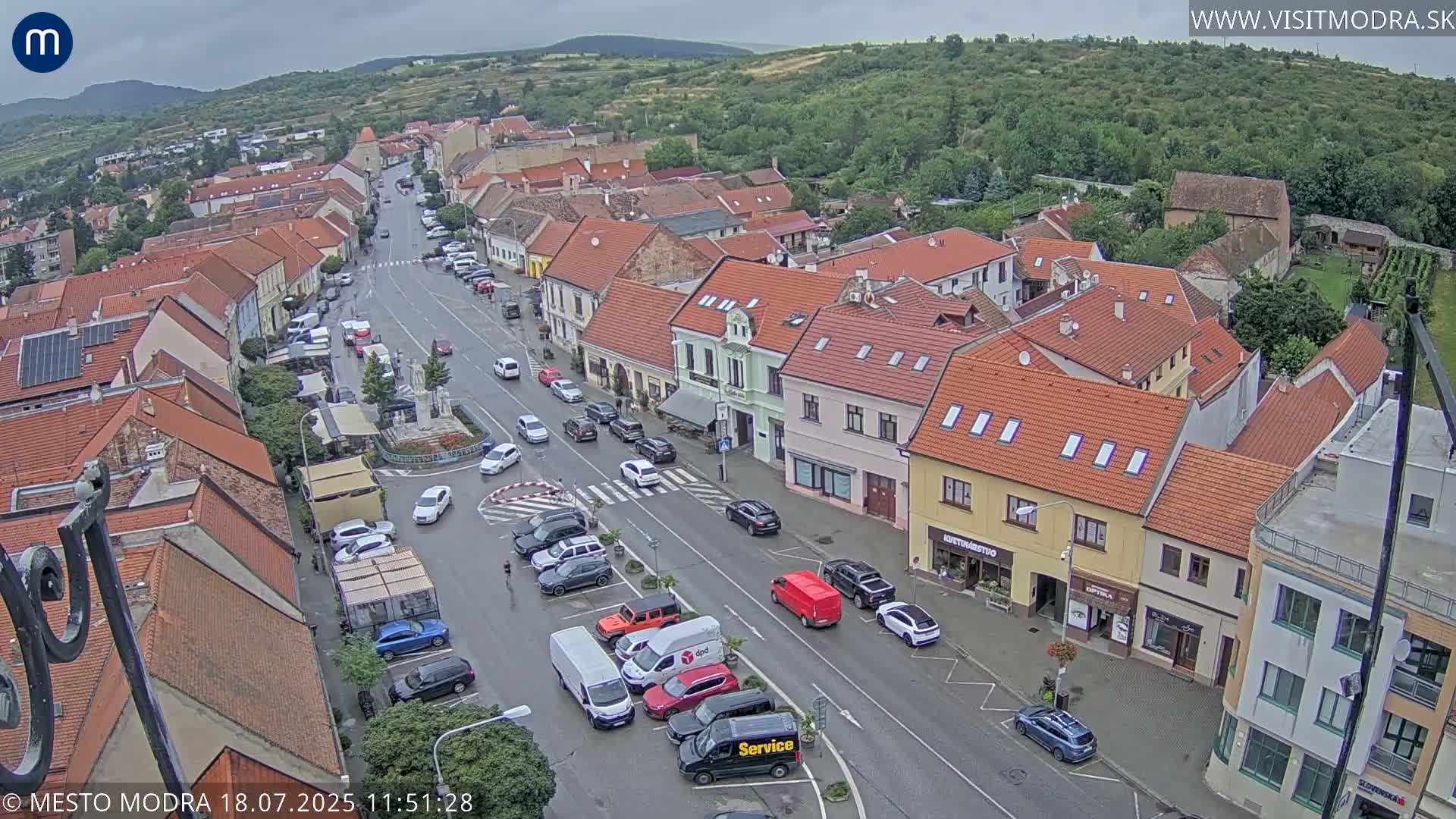 Modra North View Skyline Live Cam - Modra, Okres Pezinok, Bratislava, Slovakia