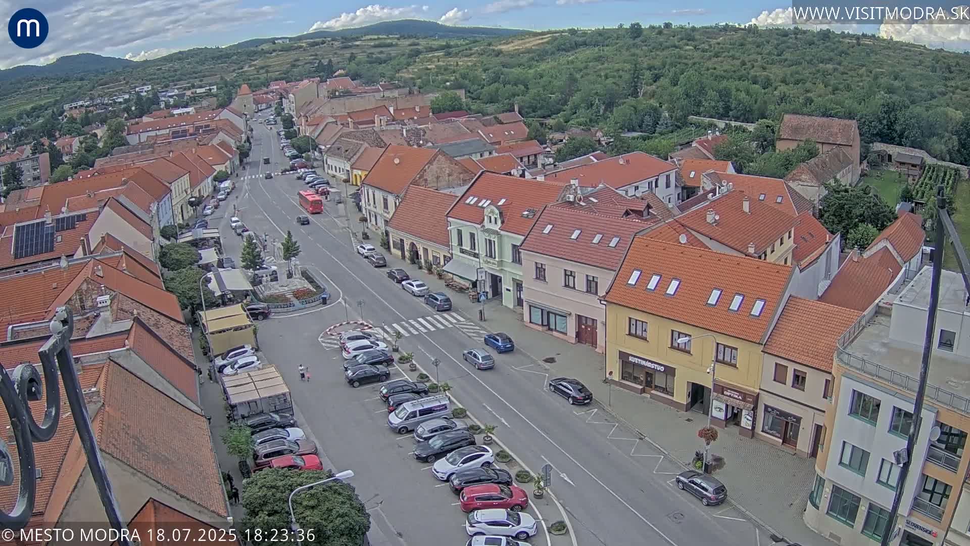 Modra North View Skyline Live Cam - Modra, Okres Pezinok, Bratislava, Slovakia