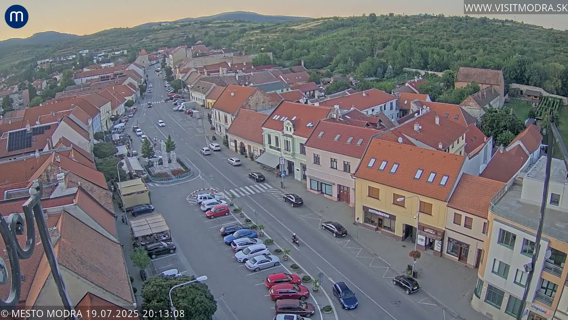 Modra North View Skyline Live Cam - Modra, Okres Pezinok, Bratislava, Slovakia