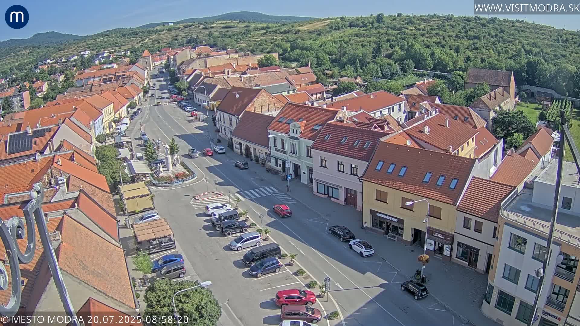 Modra North View Skyline Live Cam - Modra, Okres Pezinok, Bratislava, Slovakia
