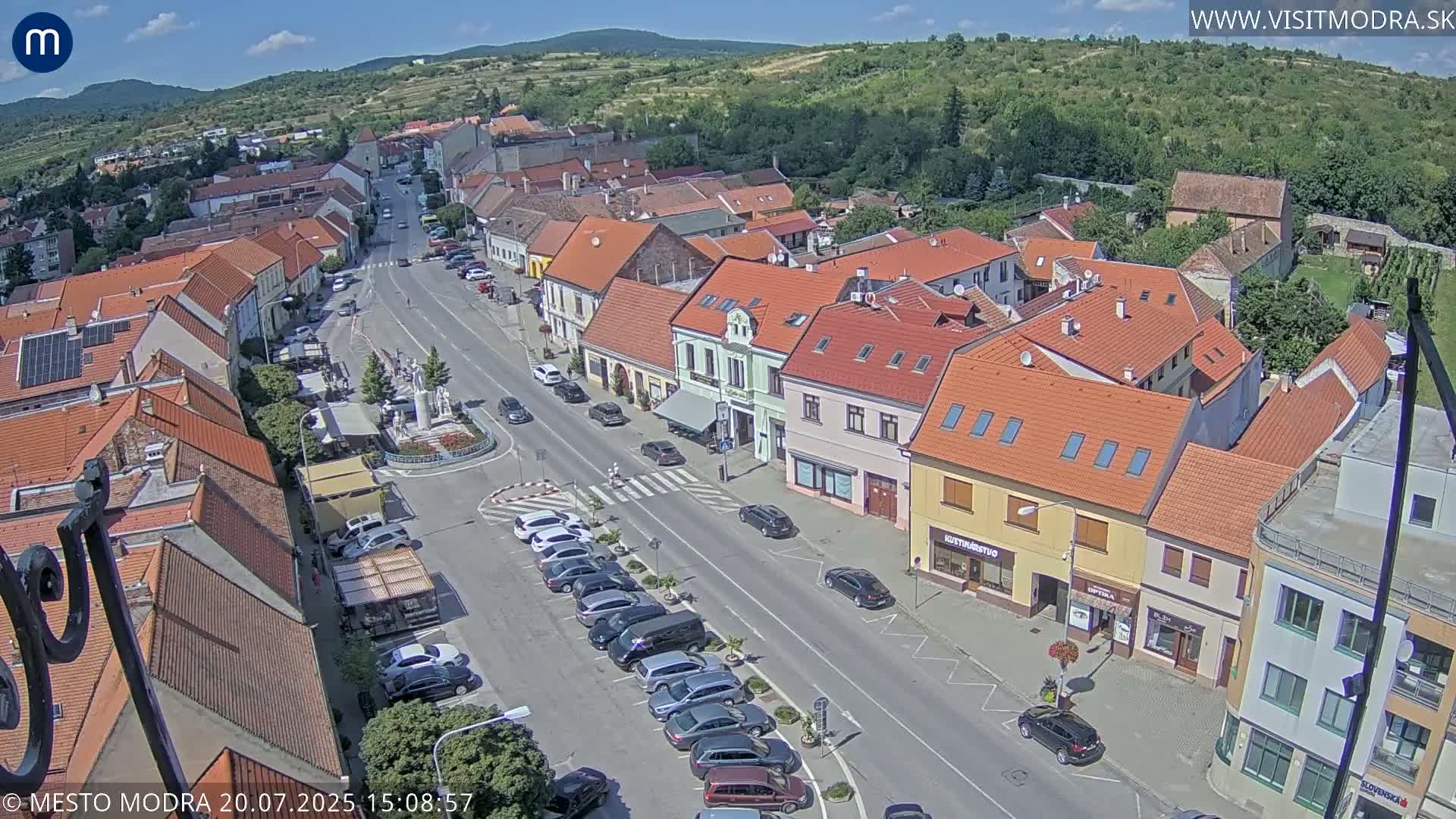 Modra North View Skyline Live Cam - Modra, Okres Pezinok, Bratislava, Slovakia