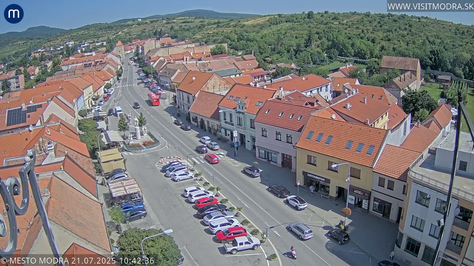 Modra North View Skyline Live Cam - Modra, Okres Pezinok, Bratislava, Slovakia